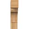 Ekena Millwork Merced Block Rough Sawn Bracket, Western Red Cedar, 6"W x 20"D x 24"H BKT06X20X24MRC05RWR - alternate 3